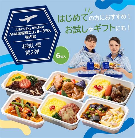 Ana国際線 機内食【anas Sky Kitchen 】おうちで旅気分！！ana国際線エコノミークラス機内食 メインディッシュ ブルー