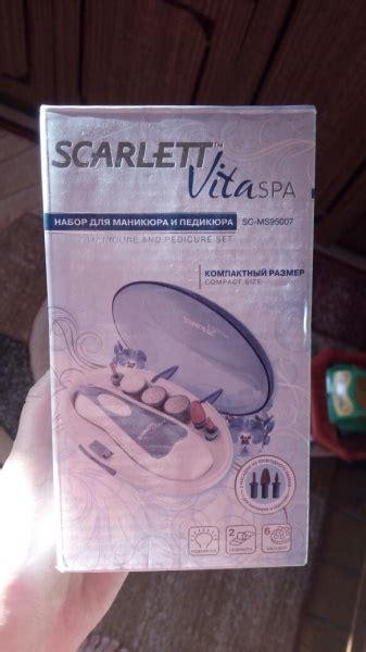 Аппарат для маникюра и педикюра SCARLETT Vita spa sc-ms95007 - «Аппарат ...