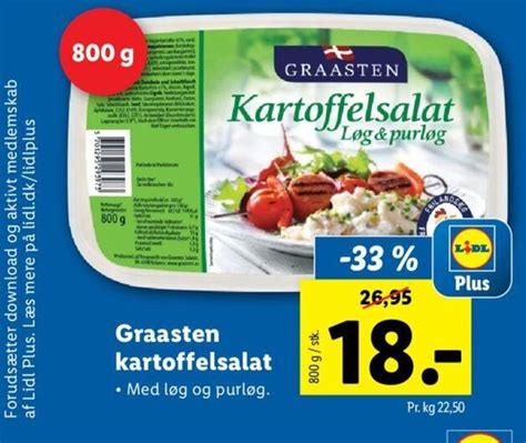 Graasten Kartoffelsalat Tilbud Hos Lidl