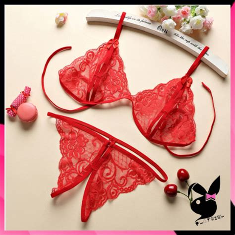 Jual G I Rl Set Bra Lingerie Sexy Celana Dalam Model Bahan Lace