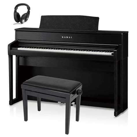 Kawai Ca Digital Piano Standard Package Satin Black Pianos From