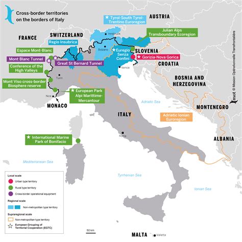 Espaces Transfrontaliers Org Cartes