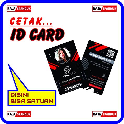 Jual ID CARD Cetak Idcard Murah Satuan Grosir Bisa Name Tag Kartu