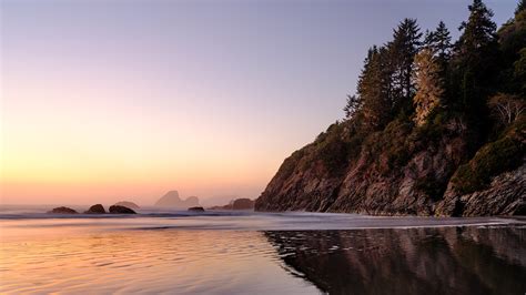 Scenic View Of Sea Against Clear Sky During Sunset Trinidad