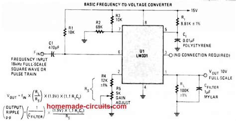 3 Frequency to Voltage Converter Circuits Explained - Homemade Circuit Projects