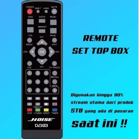 Jual Remot STB Set Top Box Universal Semua Merek Remot Set Top Box Tv