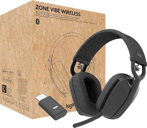 Amazon Logitech Zone Vibe Wireless Bluetooth Headphones With Noise