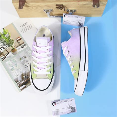 Converse Tye Dye Thấp Cổ Vải Nhiều Màu Sắc Ctvn034