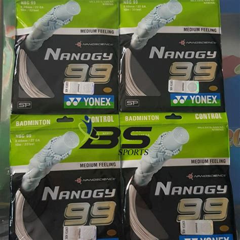 Jual Senar Raket Badminton Yonex Nanogy Nanogy Original Shopee