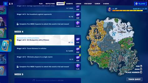 Chapter 4 Season 3 Week 4 Quests Available Now Fortnite News