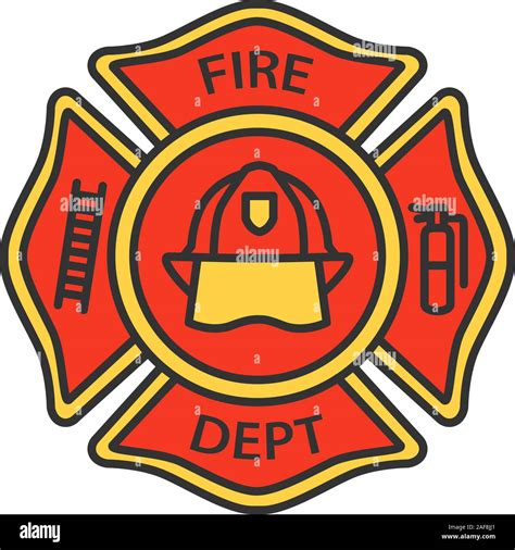 Firefighters Shield Clipart Vector