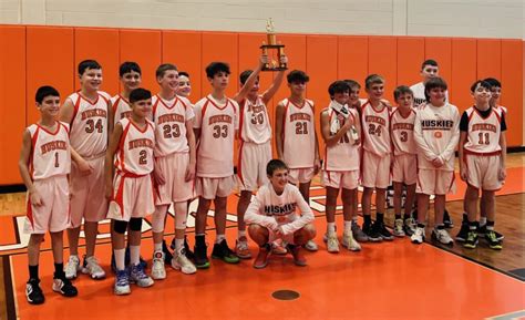 hhms  boys basketball win husky invite  year straight thetimes