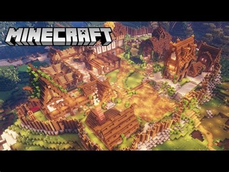 Minecraft Time Lapse Survival Village Youtube