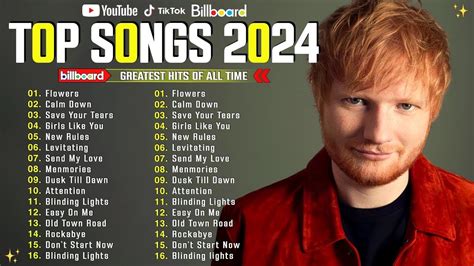 Global Chart Toppers 2024 Ed Sheeran Dua Lipa Adele Youtube Music