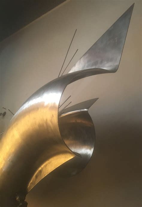 Jean Pierre Rives Large Abstract Metal Sculpture, Unique Creation, France, 1990 For Sale at 1stDibs