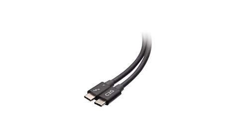 C2G 2.5ft Thunderbolt 4 USB C Cable - USB C to USB C - 40Gbps - M/M ...