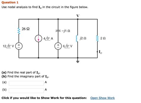 Solved Question Use Nodal Analysis To Find Io In The Chegg