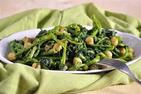 Cime Di Rapa Ripassate Con Acciughe E Ceci Ricette Di OdC