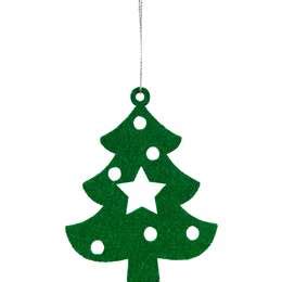 Christmas Decoration Traditional Felt Tree Green Pack Woolworths