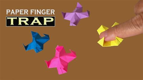 Origami Finger Trap - Easy Instructions step by step | Origami, Origami folding, Paper art