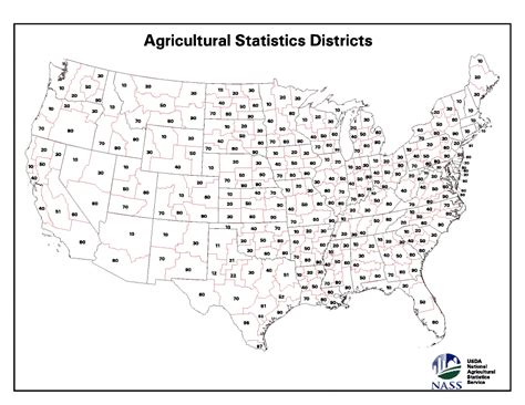 Usda National Agricultural Statistics Service Charts And Maps District And County Boundary