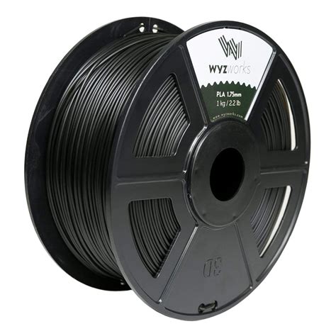 Wyzworks Pla Mm Translucent Black Premium Thermoplastic