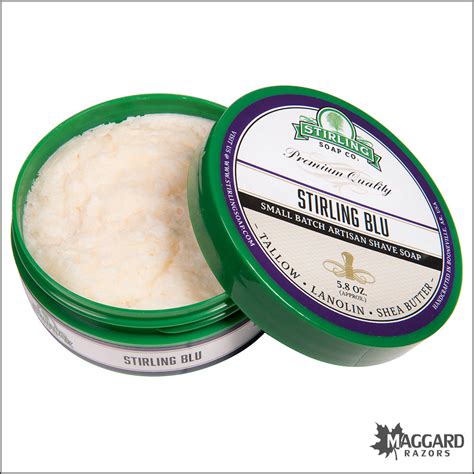 Stirling Soap Co Stirling Blu Artisan Shaving Soap 58oz — Maggard Razors