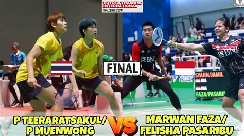 Marwan Faza Felisha Alberta Pasaribu Vs Pakkapon Teeraratsakul