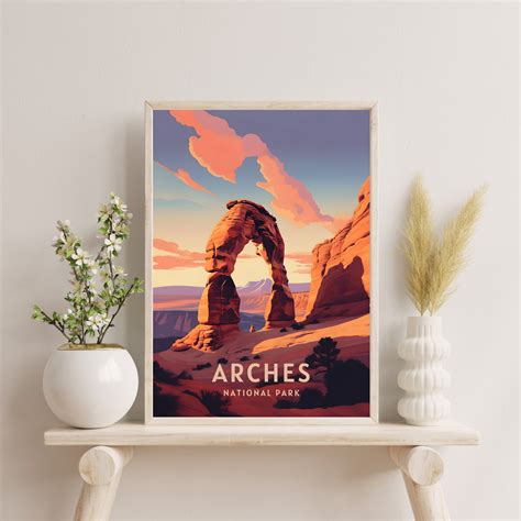 Set of 18 National Park Posters, National Park Wall Art Set, USA ...