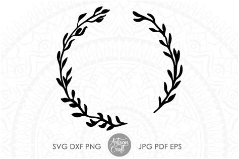 Wreath SVG | Laurel wreath | monogram wreath