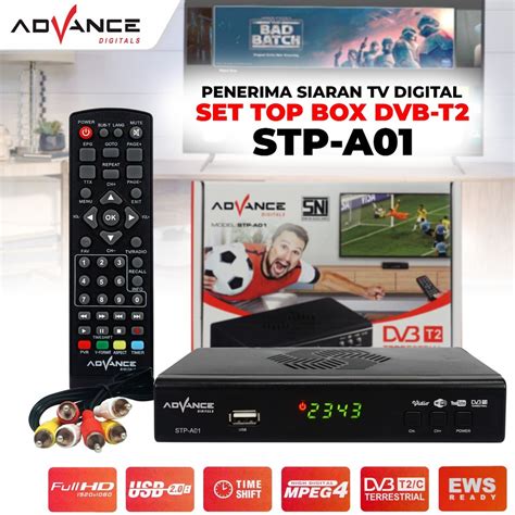 Jual Advance Stb Set Top Box Tv Digital Receiver Penerima Siaran Full