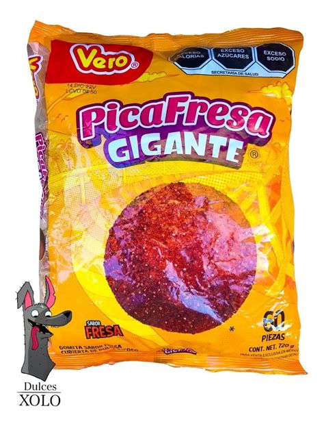 Pica Fresa Gigante Vero 60 Piezas Meses Sin Intereses