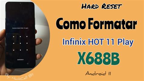 Como Formatar Infinix HOT Play Hard Reset Infinix X B YouTube