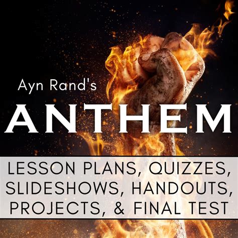 Anthem Unit Lesson Plans Materials Projects And Assessments