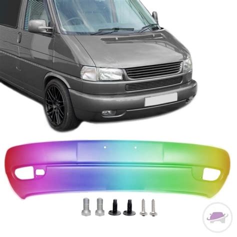 Vw T4 Caravelle Front Bumper Gp 96 03 6 Piece Fitting Material Painted