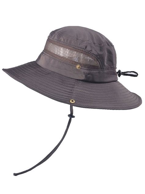 Sunsiom Sunsiom Mens Sun Hat Bucket Fishing Hiking Cap Wide Brim Uv