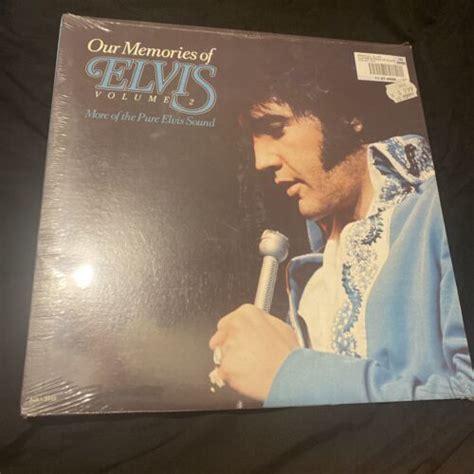 Sealed Elvis Presley Our Memories Of Elvis Volume 2 Us 1979 Vinyl Records