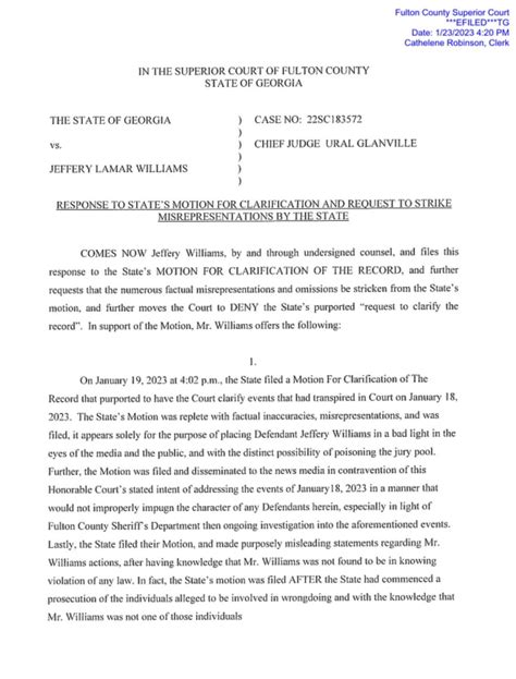 Ysl Rico Updates ひ On Twitter Young Thugs Attorney Has Filed A Motion Accusing The State Of