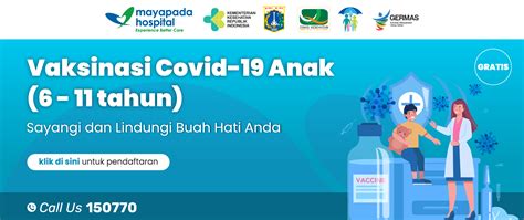 Mayapada Hospital Vaksinasi Covid Untuk Anak Usia Tahun