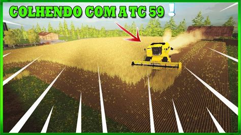 Colheita De Canola A Nova Tc Farming Simulator Youtube