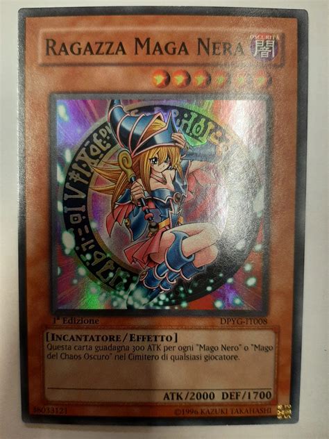 Carta Yu Gi Oh Ragazza Maga Nera Super Rare 008 Duelist Pack