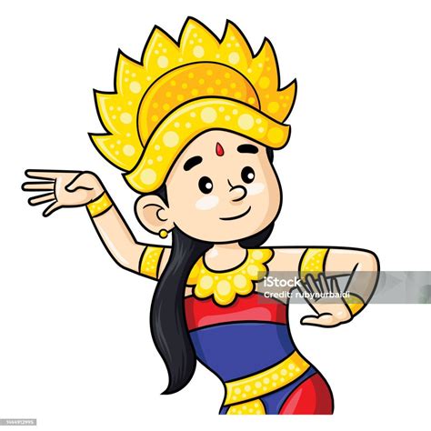 Kartun Penari Tradisional Ilustrasi Stok Unduh Gambar Sekarang Anak