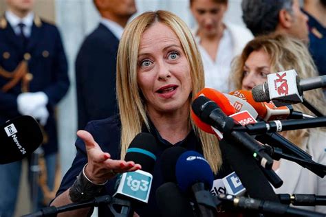 Primera Ministra De Italia Giorgia Meloni Se Separa De Su Pareja Tras