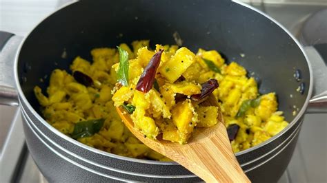 Chakka Thoran Jackfruit Stir Fry Vegetarian