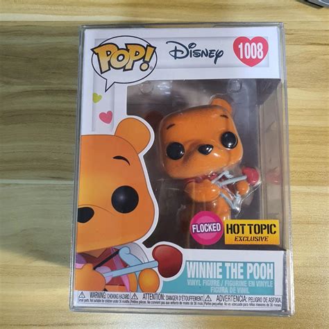 Winnie The Pooh Hot Topic Flocked Edition Hobbies Toys Toys Games On Carousell