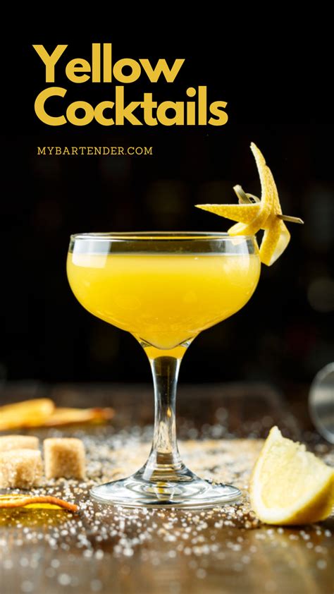 Best Yellow Cocktails That Will Brighten Your Day Recipe