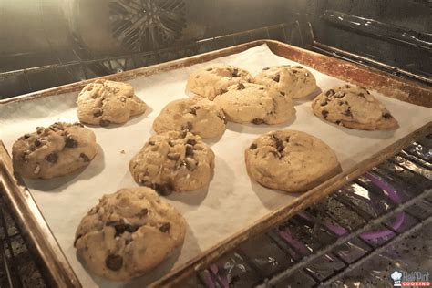 Baking Chocolate Chip Cookies In Oven