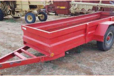 Utility Trailer With Railings Small Trailers Agricultural Trailers Farm