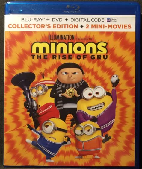 Minions The Rise Of Gru Blu Ray Dvd 2022 Non Digitale Steve Carell Eur 10 97 Picclick It