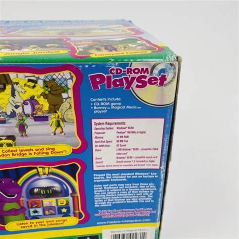 Barney Vintage Magical Music Piano Cd Rom Playset Console Game 2000 W